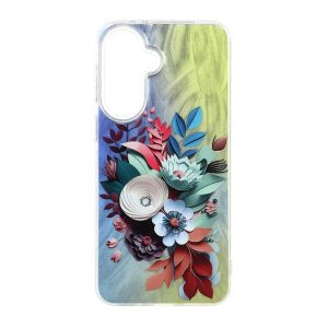 قاب اطلسی Flower دور شفاف Samsung Galaxy A37 / A56 / A36 - طرح 76