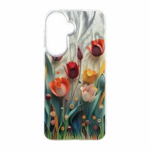قاب اطلسی Flower دور شفاف Samsung Galaxy A37 / A56 / A36 - طرح 78