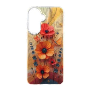قاب اطلسی Flower دور شفاف Samsung Galaxy A37 / A56 / A36 - طرح 79