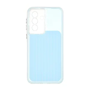 قاب مستطیلی Stripe لنز شفاف Samsung Galaxy A37 / A56 / A36 - آبی