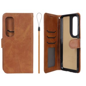کیف موبایل مگنتی درجه یک داخل خز MNC Plus مدل Xiaomi Redmi Note 10 Lite - عسلی