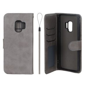کیف موبایل مگنتی درجه یک داخل خز MNC Plus مدل Samsung Galaxy S9 - خاکستری