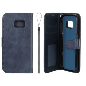 کیف موبایل مگنتی درجه یک داخل خز MNC Plus مدل Samsung Galaxy S7 - سرمه ای