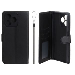 کیف موبایل مگنتی درجه یک داخل خز MNC Plus مدل Realme C53 / C51 / Note 50 - مشکی