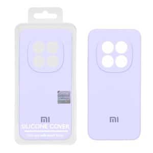 قاب سیلیکونی پاک کنی اورجینال Master Quality مدل Xiaomi Redmi Note 15 Pro Plus - یاسی (پک دار)