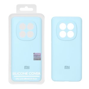 قاب سیلیکونی پاک کنی اورجینال Master Quality مدل Xiaomi Redmi Note 15 / Poco M8 5G - آبی آسمانی (پک دار)