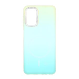 قاب هولوگرامی Trend Seaies طرح مگ سیف دو رنگ لنز کروم Samsung Galaxy A13 4G / A13 5G / A04s / M13 4G / M23 / F13 - زرد سبز - MPS