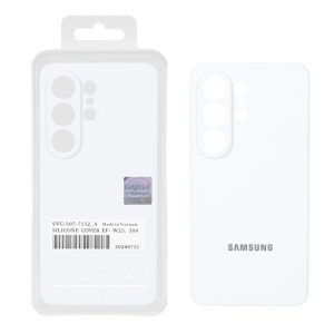 قاب سیلیکونی پاک کنی اورجینال Master Quality مدل Samsung Galaxy S26 Ultra - سفید (پک دار)