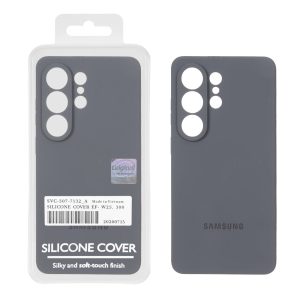 قاب سیلیکونی پاک کنی اورجینال Master Quality مدل Samsung Galaxy S26 Ultra - خاکستری (پک دار)