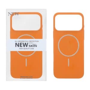 قاب اورجینال New Skin شاین MagSafe مدل Apple iPhone 17 Pro Max / iPhone 18 Pro Max - نارنجی (پک دار) - VIN
