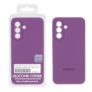 قاب سیلیکونی پاک کنی اورجینال Master Quality مدل Samsung Galaxy A37 / A56 / A36 - ارغوانی (پک دار)