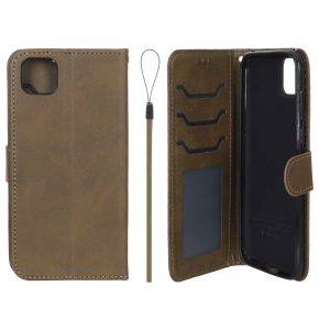 کیف موبایل مگنتی درجه یک داخل خز MNC Plus مدل Huawei Y5p - سبز زیتونی