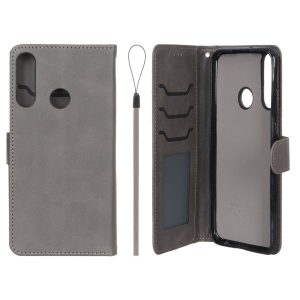 کیف موبایل مگنتی درجه یک داخل خز MNC Plus مدل Huawei Y6P - خاکستری