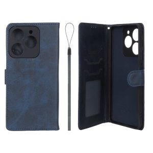 کیف موبایل مگنتی درجه یک داخل خز MNC Plus مدل Realme C61 - سرمه ای