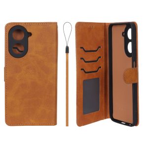 کیف موبایل مگنتی درجه یک داخل خز MNC Plus مدل Xiaomi Redmi A5 / Poco C71 - عسلی
