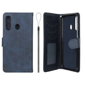 کیف موبایل مگنتی درجه یک داخل خز MNC Plus مدل Samsung Galaxy A60 - سرمه ای