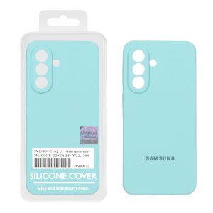 قاب سیلیکونی پاک کنی اورجینال Master Quality مدل Samsung Galaxy A57 - سبز آبی (پک دار)