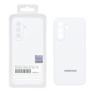 قاب سیلیکونی پاک کنی اورجینال Master Quality مدل Samsung Galaxy A57 - سفید (پک دار)