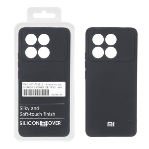 قاب نیو سیلیکون محافظ لنزدار RFF مدل Xiaomi Poco X6 Pro 5G / Redmi K70E - مشکی (پک دار)