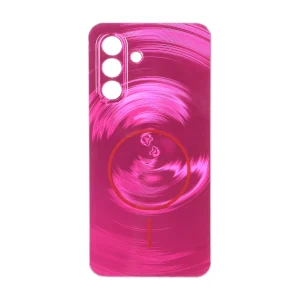 قاب لیزری Circle طرح مگ سیف محافظ لنزدار Samsung Galaxy A17 / A26 - صورتی فانتزی