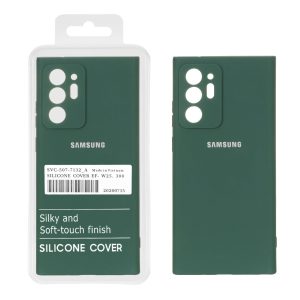 قاب نیو سیلیکون محافظ لنزدار RFF مدل Samsung Galaxy Note20 Ultra - سبز (پک دار)