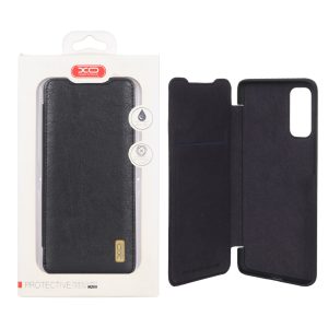 کیف موبایل چرمی XO داخل مخمل Samsung Galaxy S20 - مشکی (پک دار)