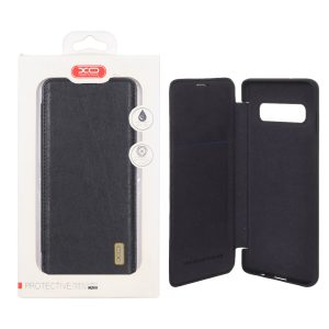 کیف موبایل چرمی XO داخل مخمل Samsung Galaxy S10 - مشکی (پک دار)