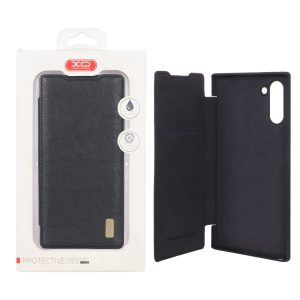 کیف موبایل چرمی XO داخل مخمل Samsung Galaxy Note 10 - مشکی (پک دار)