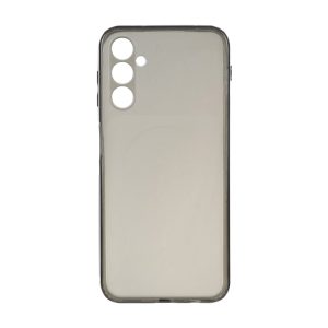 قاب ژله ای شفاف مستطیلی طرح مگ سیف Spark مدل Samsung Galaxy A14 - مشکی