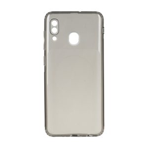 قاب ژله ای شفاف مستطیلی طرح مگ سیف Spark مدل Samsung Galaxy A30 / A20 - مشکی