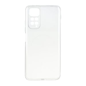 قاب ژله ای شفاف مستطیلی طرح مگ سیف Spark مدل Xiaomi Redmi Note 11 4G / Redmi Note 11S