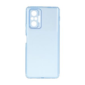 قاب ژله ای شفاف مستطیلی طرح مگ سیف Spark مدل Xiaomi Redmi Note 10 Pro 4G / Redmi Note 10 Pro Max - آبی