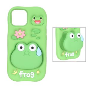 قاب Frog استند شو Apple iPhone 15 / iPhone 14 / iPhone 13 - سبز