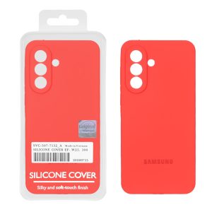 قاب سیلیکونی پاک کنی اورجینال Master Quality مدل Samsung Galaxy A57 - قرمز (پک دار)