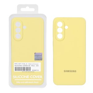 قاب سیلیکونی پاک کنی اورجینال Master Quality مدل Samsung Galaxy A57 - لیمویی (پک دار)