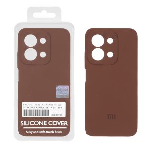 قاب سیلیکونی پاک کنی اورجینال Master Quality نسخه گلوبال Xiaomi Redmi 15C / Poco C85 - قهوه ای (پک دار)