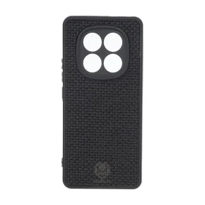 قاب طرح چرم حصیری Golden lion مدل Xiaomi Redmi Note 15 / Poco M8 5G - مشکی