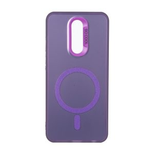 قاب SO COOL براق طرح مگ سیف Xiaomi Redmi 8 - بنفش