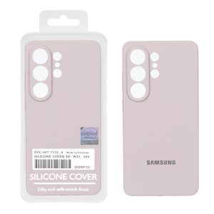 قاب سیلیکونی پاک کنی اورجینال Master Quality مدل Samsung Galaxy S26 Ultra - خاکی (پک دار)