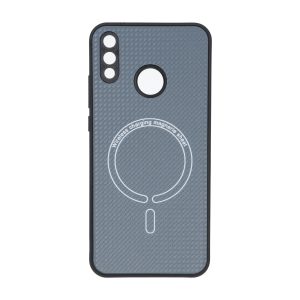 قاب کربنی طرح Magnetic محافظ لنزدار Huawei Y9 2019 - خاکستری