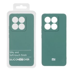 قاب نیو سیلیکون محافظ لنزدار RFF مدل Xiaomi Mi 14T / Mi 14T Pro - سبز (پک دار)