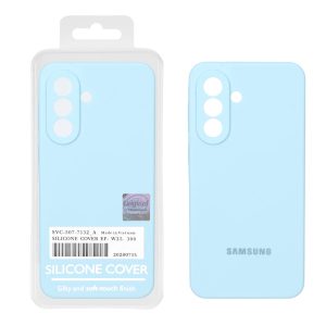 قاب سیلیکونی پاک کنی اورجینال Master Quality مدل Samsung Galaxy A57 - آبی آسمانی (پک دار)