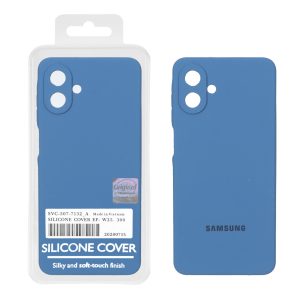 قاب سیلیکونی پاک کنی اورجینال Master Quality مدل Samsung Galaxy A07 - آبی تیره (پک دار)