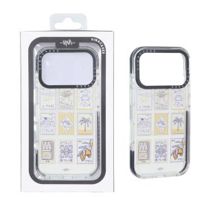 قاب اورجینال Vina شفاف Magsafe طرح دار Apple iPhone 17 Pro Max / iPhone 18 Pro Max - کد 384 (پک دار) - VIN