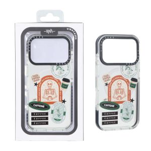 قاب اورجینال Vina شفاف Magsafe طرح دار Apple iPhone 17 Pro / iPhone 18 Pro - کد 421 (پک دار) - VIN