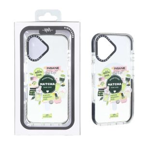 قاب اورجینال Vina شفاف Magsafe طرح دار Apple iPhone 16 - کد 424 (پک دار) - VIN