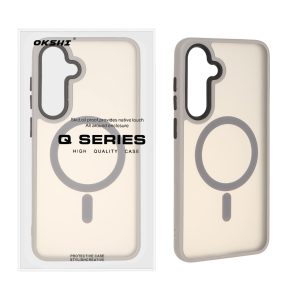 قاب اورجینال Magic Mask مات Magsafe بلک لنز Samsung Galaxy A57 - خاکستری (پک دار)