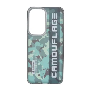قاب Camouflage چریکی محافظ لنز کربن Samsung Galaxy A37 / A56 / A36 - سبز