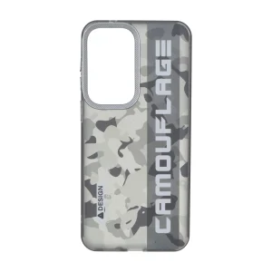 قاب Camouflage چریکی محافظ لنز کربن Samsung Galaxy A57 - مشکی