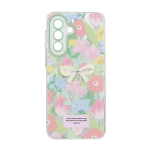 قاب اطلسی Flower پاپیون دار Samsung Galaxy A37 / A56 / A36 - طرح 120